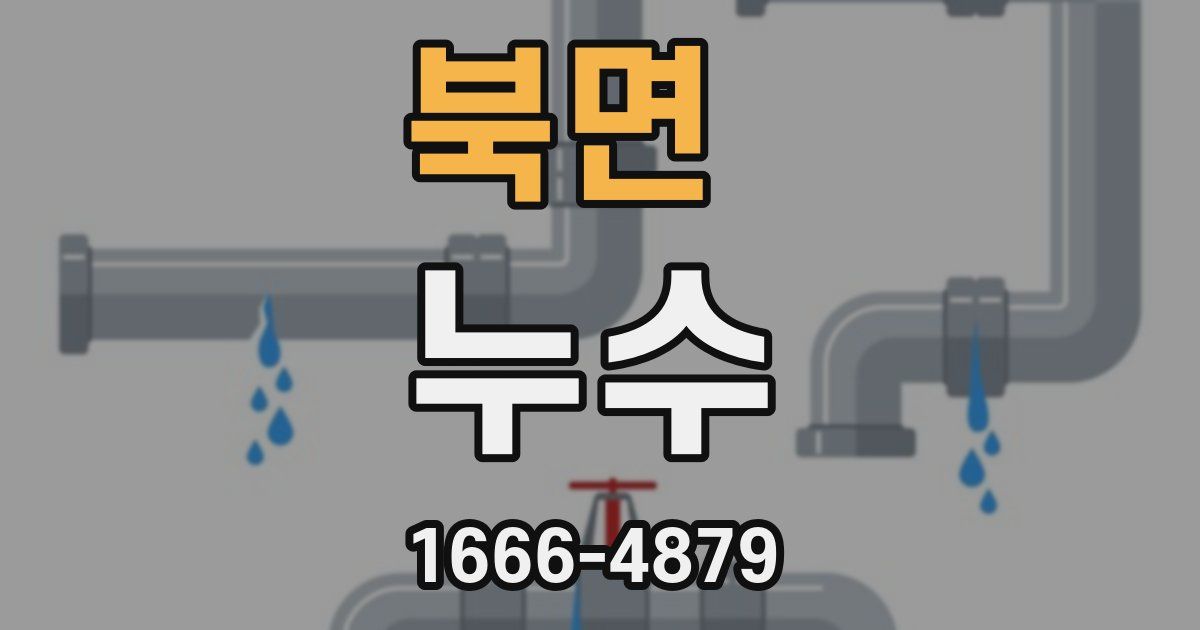 북면 누수