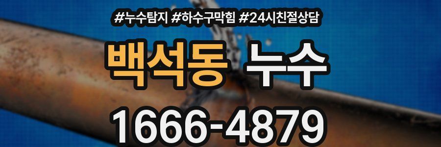 백석동 누수