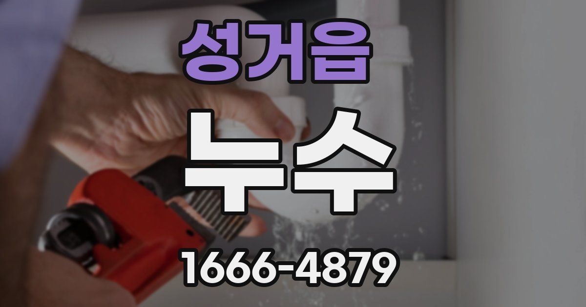 성거읍 누수