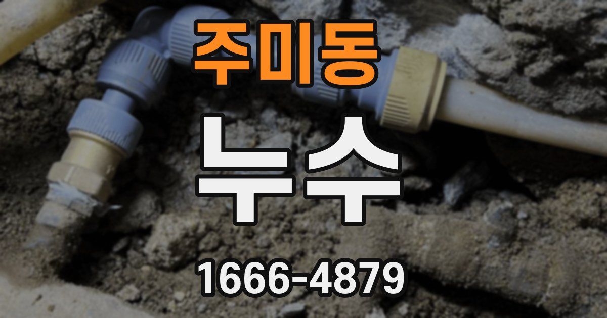 주미동 누수