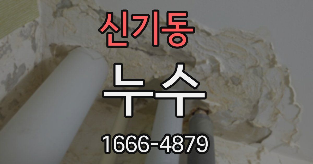 신기동 누수