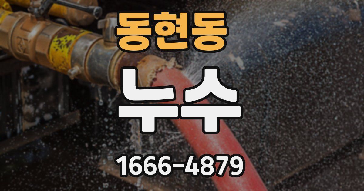 동현동 누수