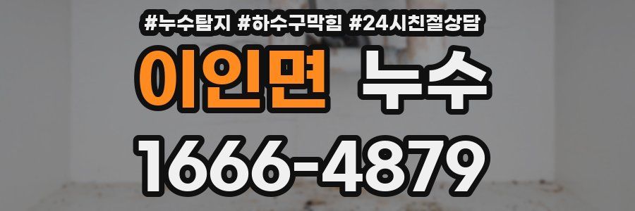 이인면 누수