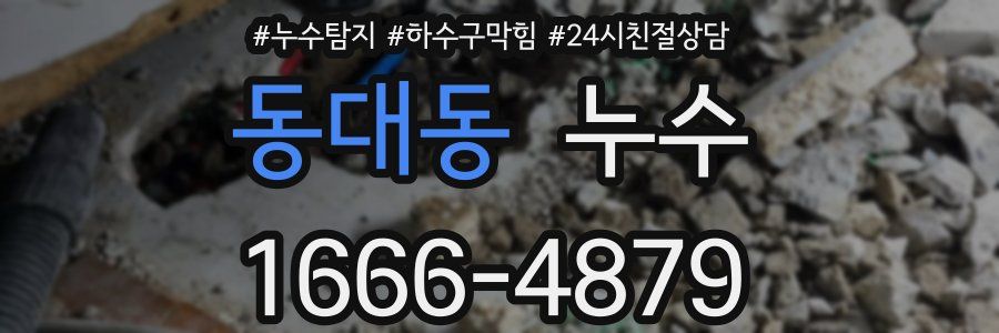동대동 누수