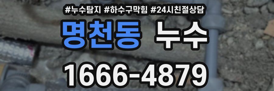 명천동 누수
