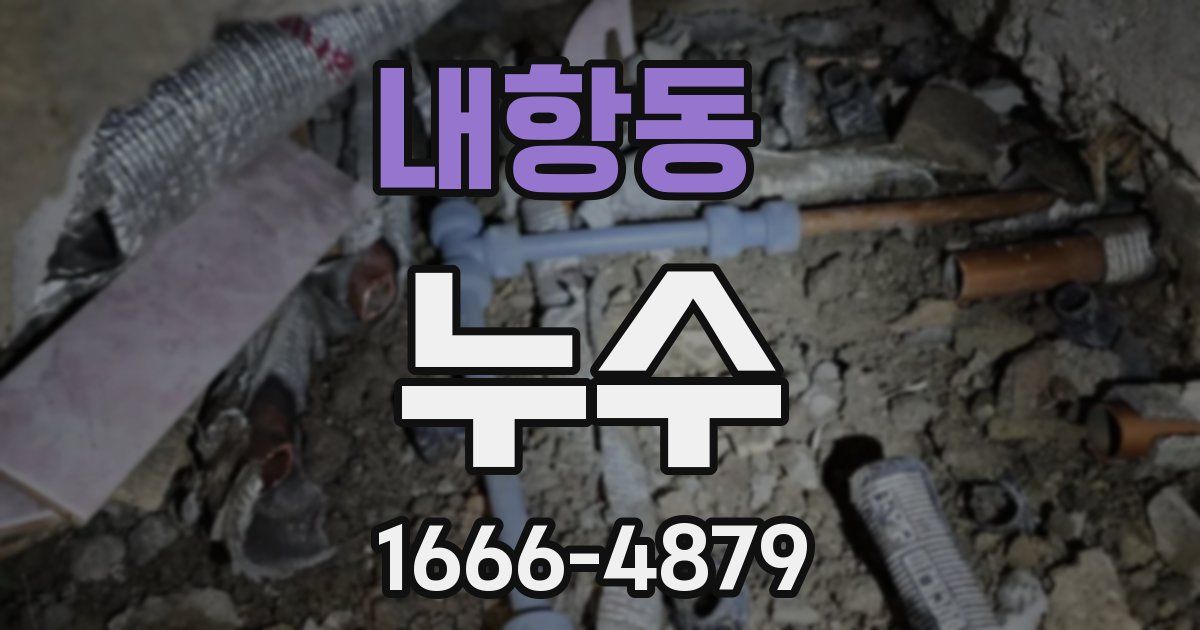 내항동 누수