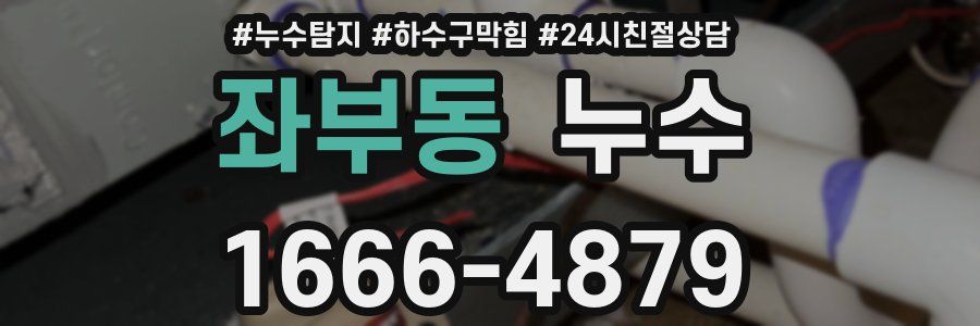 좌부동 누수