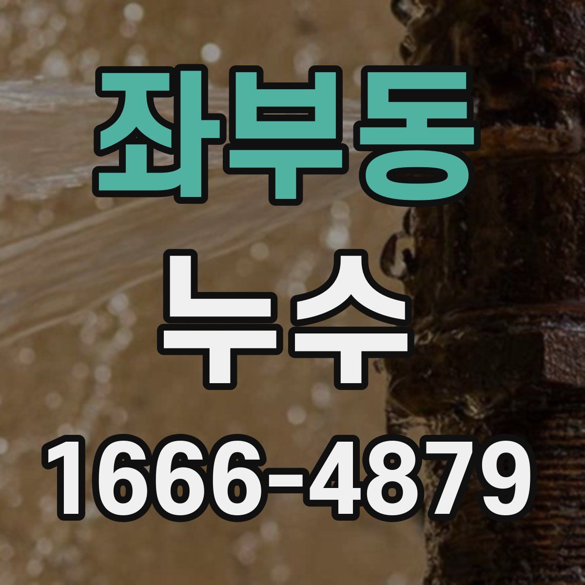 좌부동 누수
