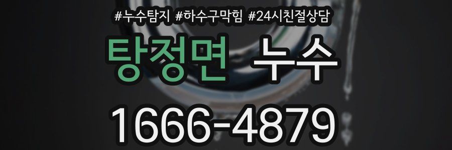탕정면 누수