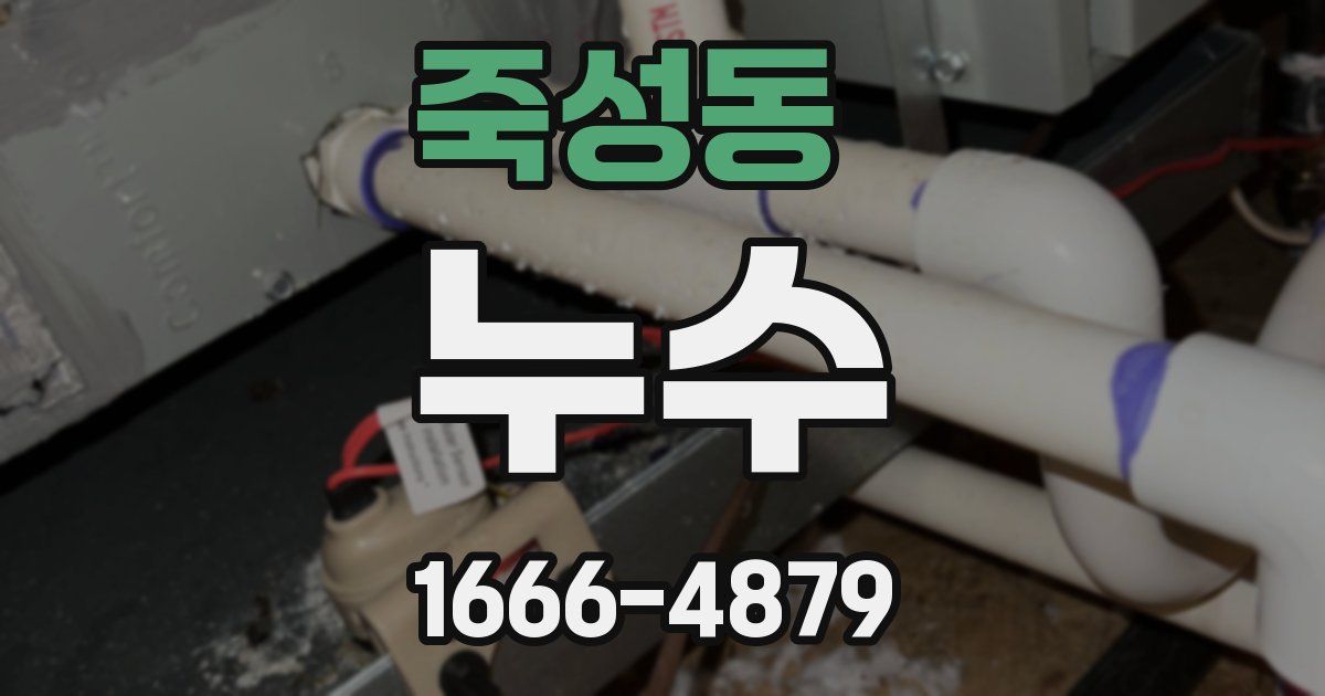 죽성동 누수