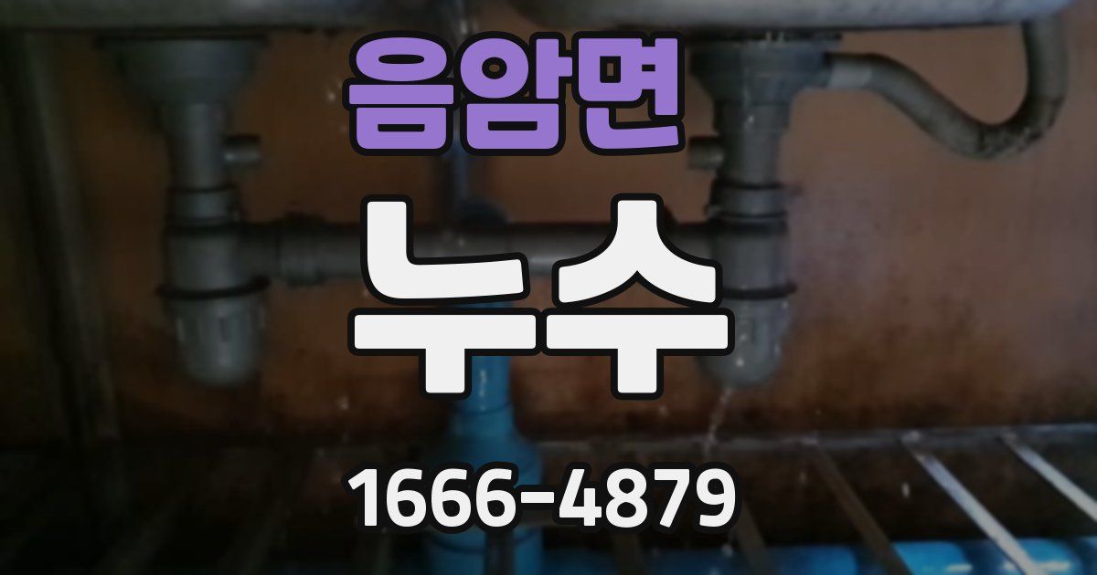 음암면 누수