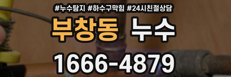 부창동 누수