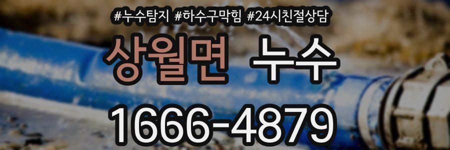 상월면 누수