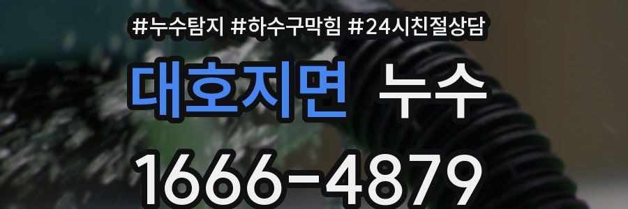대호지면 누수