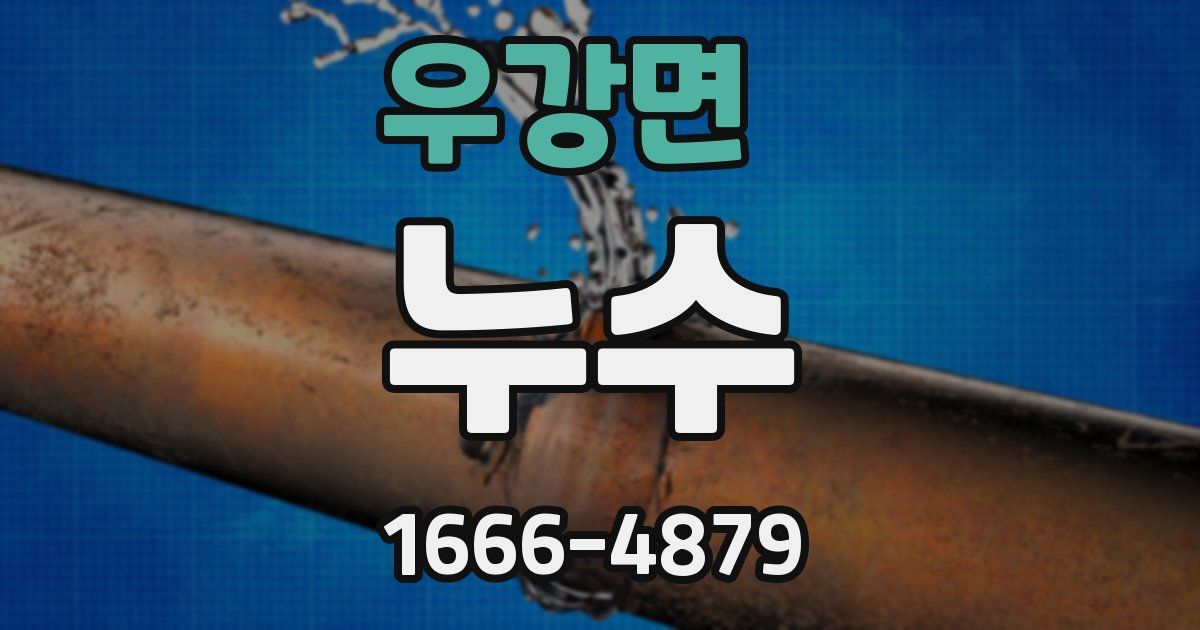 우강면 누수