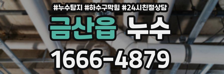 금산읍 누수