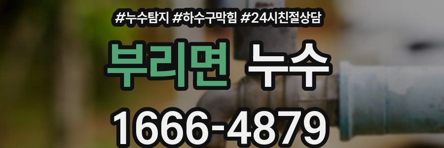 부리면 누수