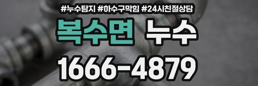복수면 누수