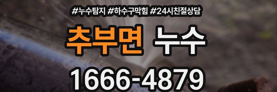 추부면 누수