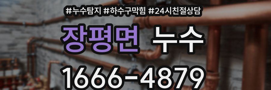 장평면 누수