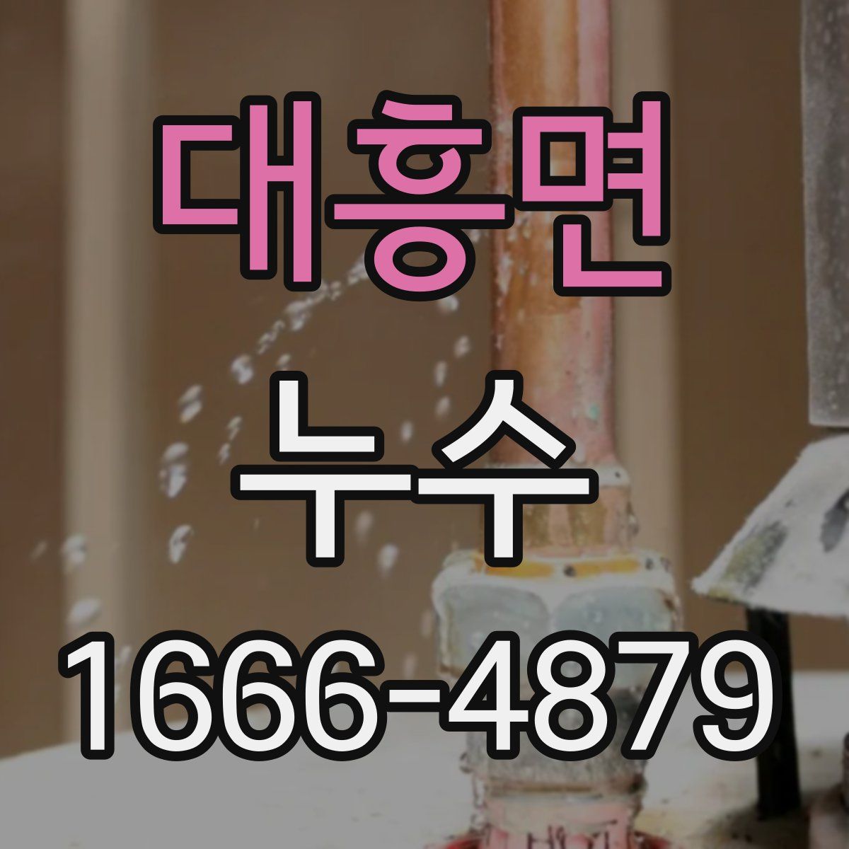 대흥면 누수