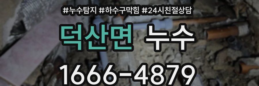 덕산면 누수