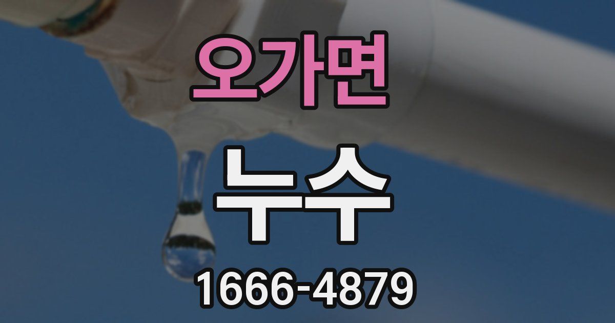 오가면 누수