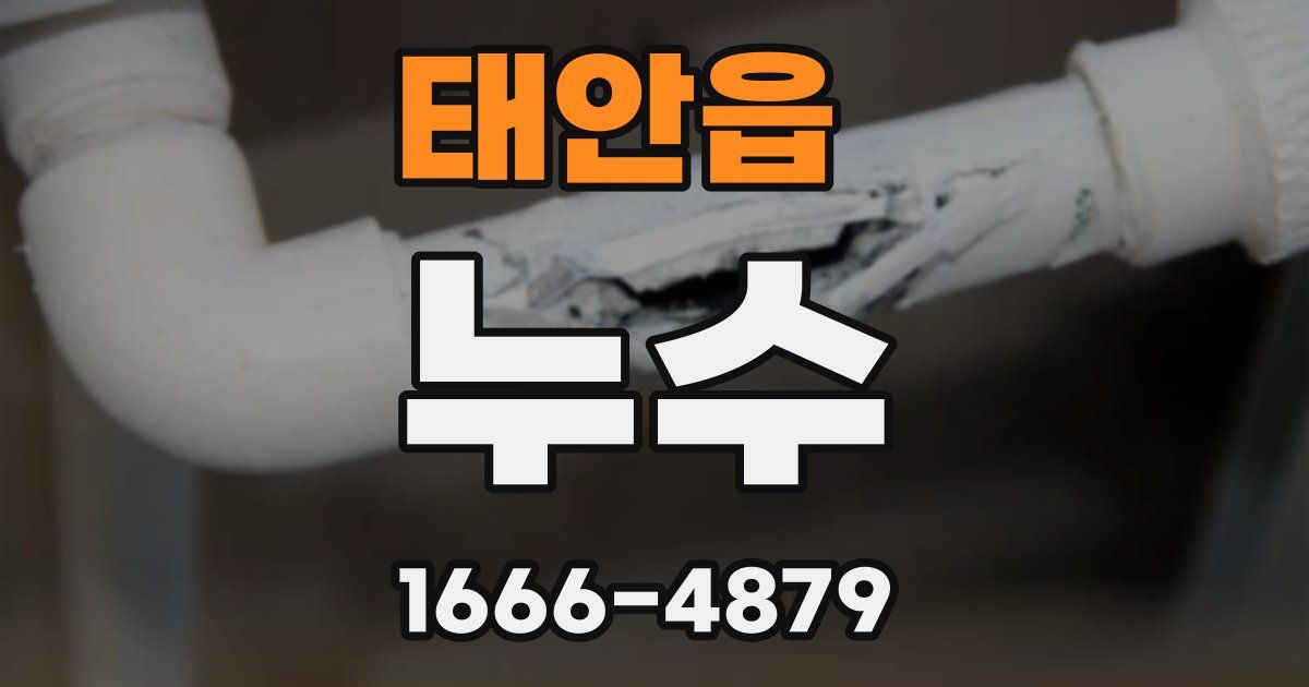 태안읍 누수