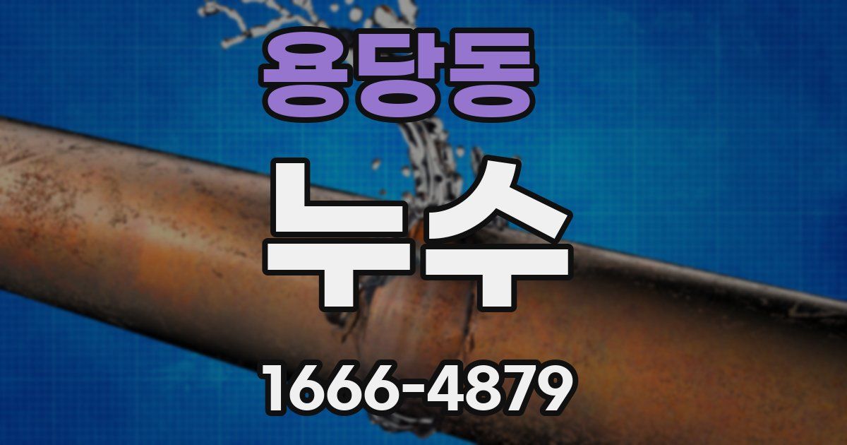 용당동 누수