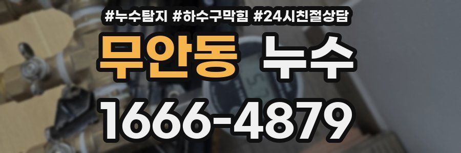 무안동 누수