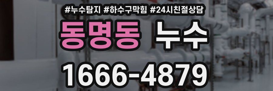 동명동 누수