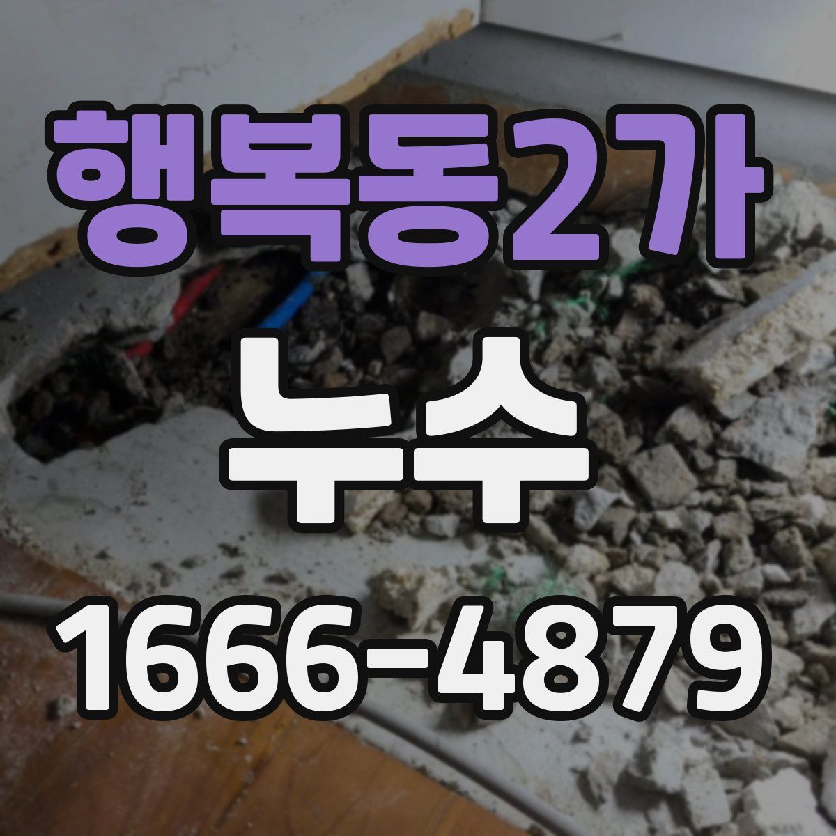 행복동2가 누수