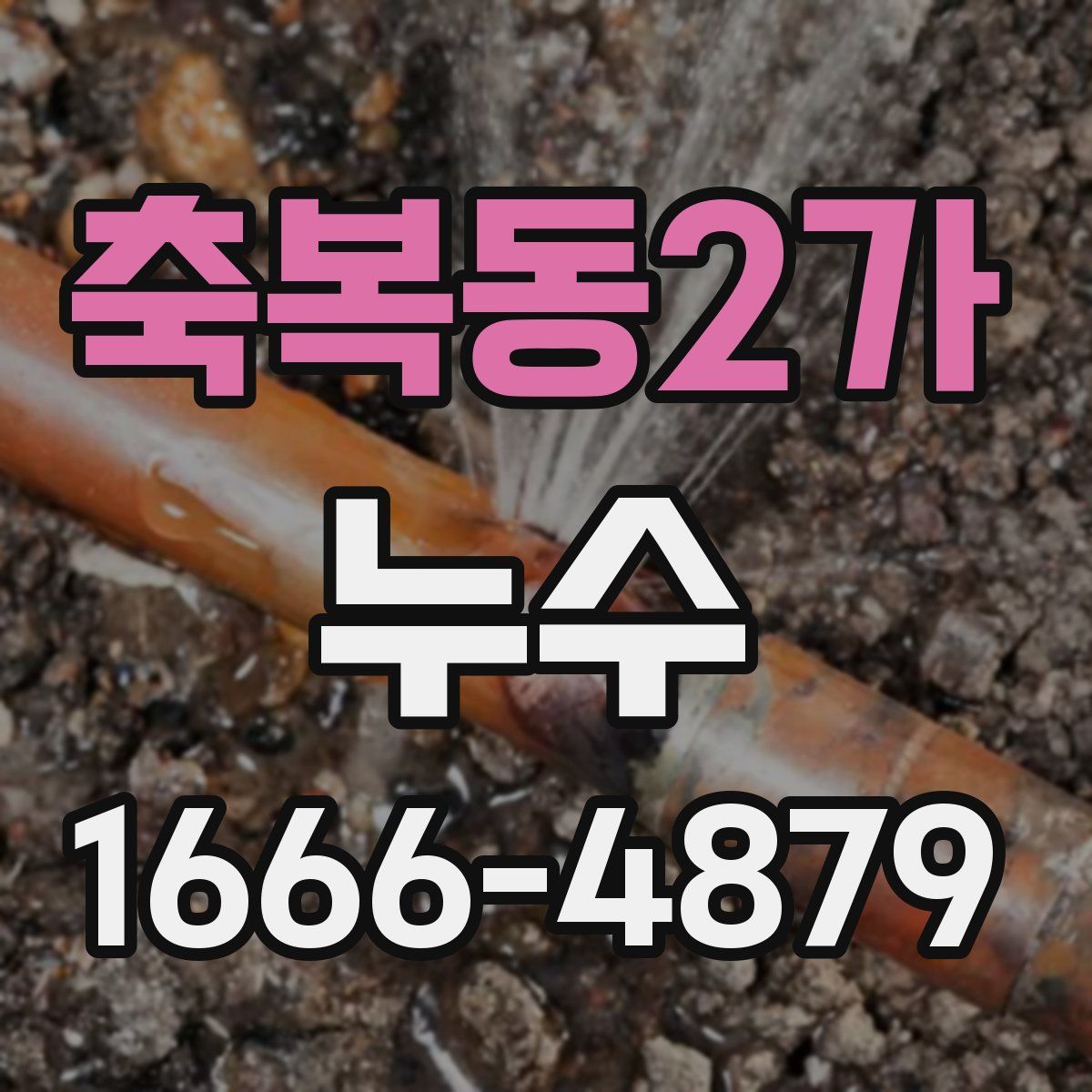 축복동2가 누수