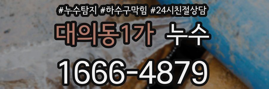 대의동1가 누수