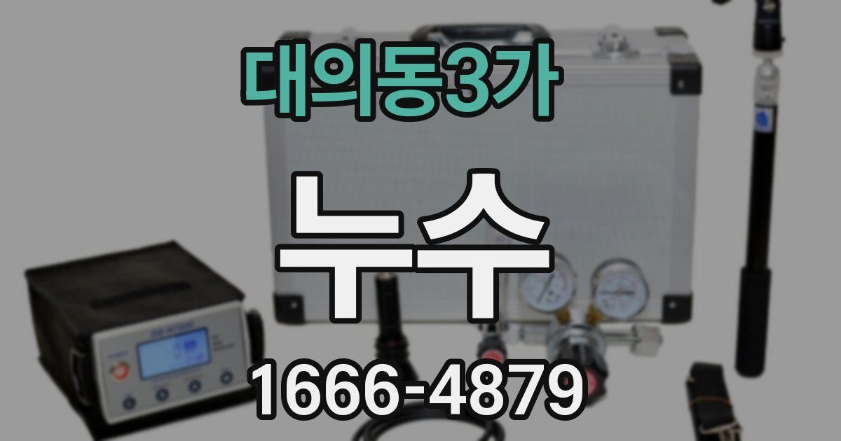 대의동3가 누수