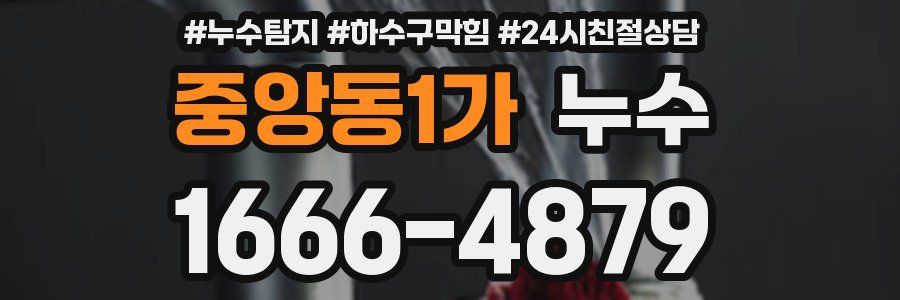 중앙동1가 누수