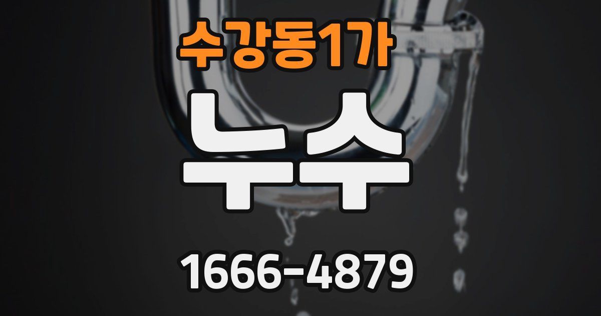 수강동1가 누수