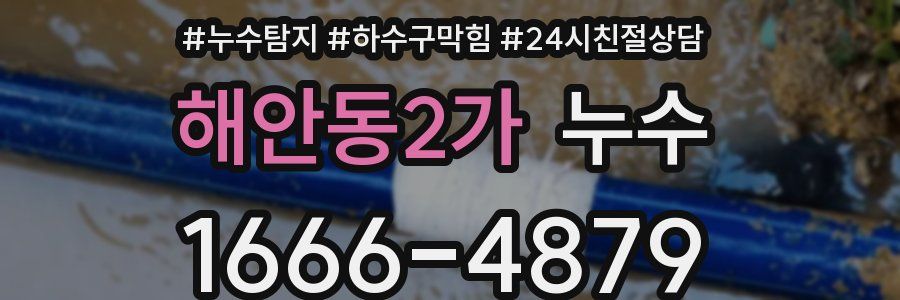 해안동2가 누수