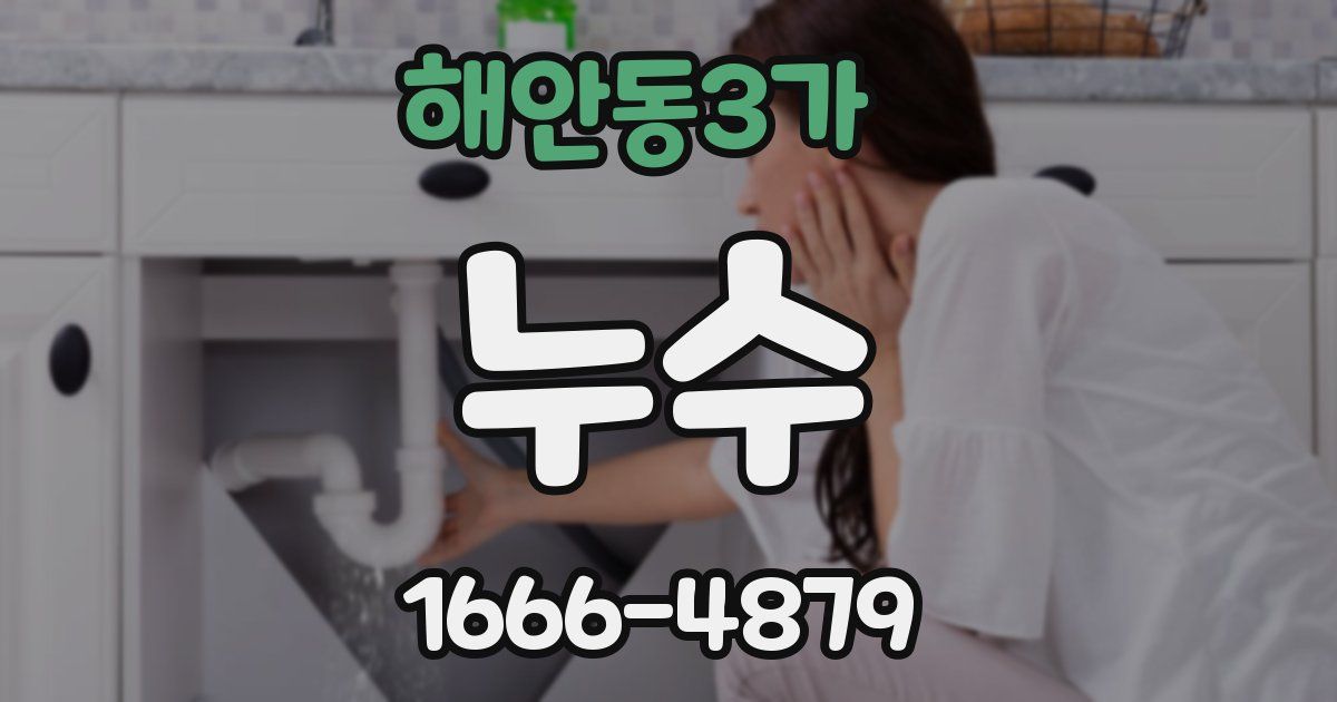 해안동3가 누수