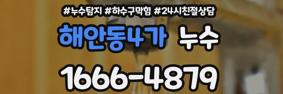 해안동4가 누수