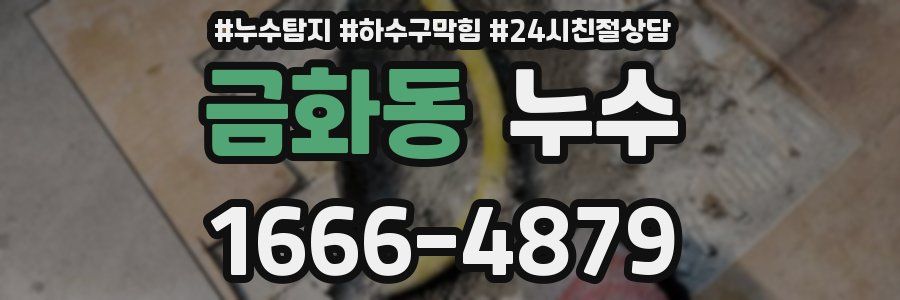 금화동 누수