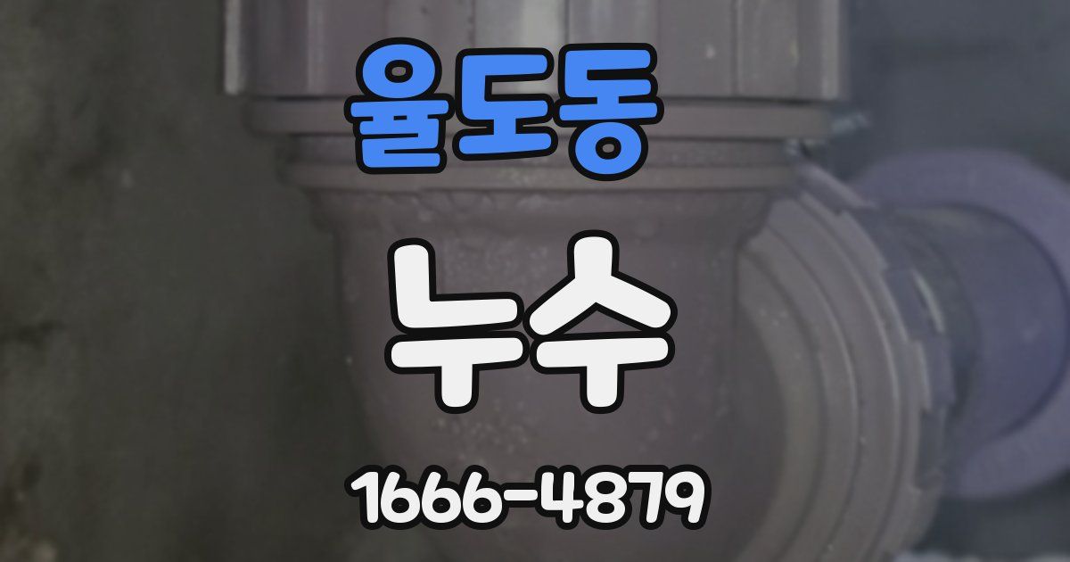 율도동 누수
