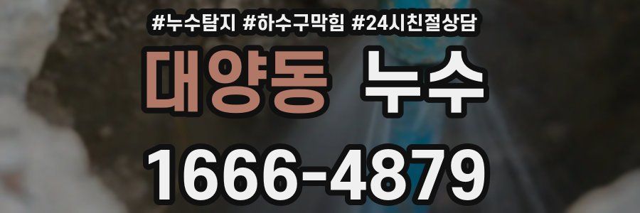 대양동 누수