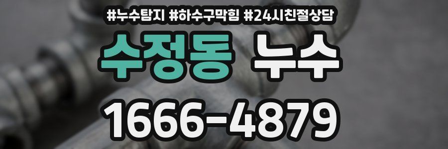 수정동 누수