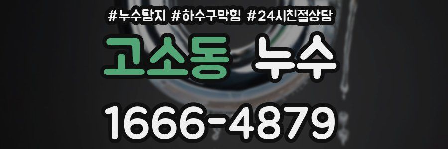 고소동 누수