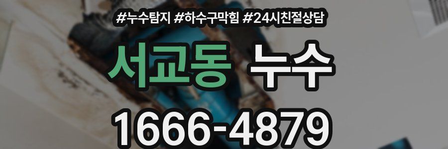 서교동 누수