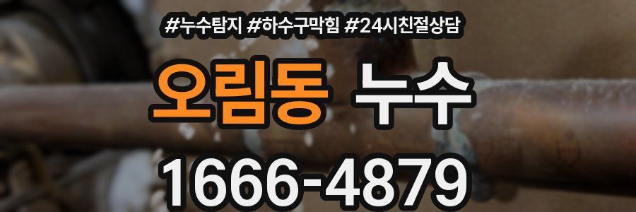 오림동 누수