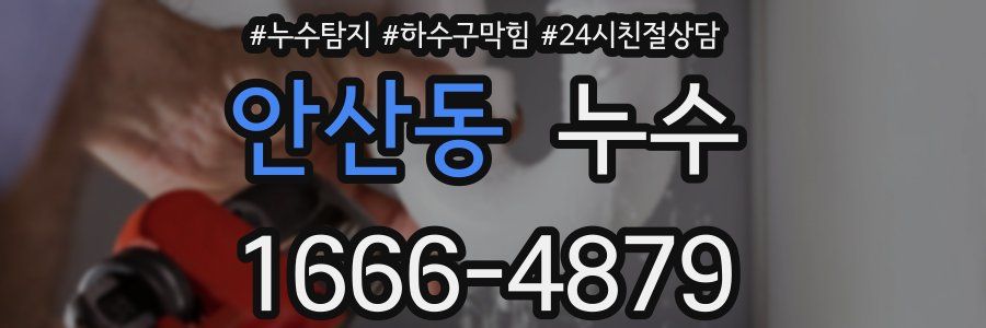 안산동 누수