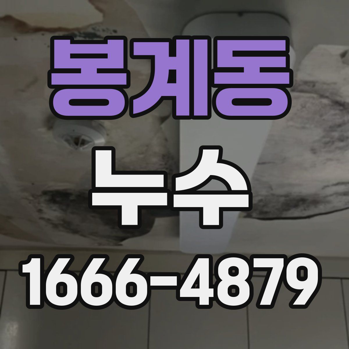 봉계동 누수