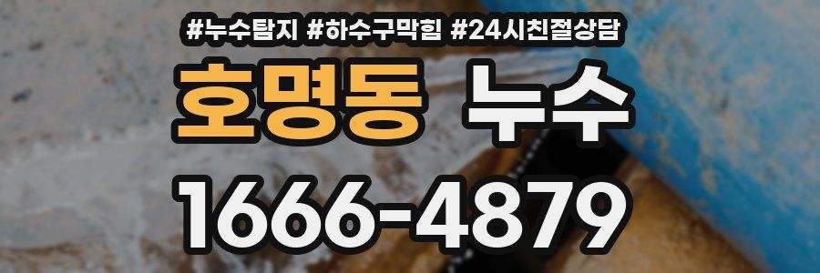 호명동 누수